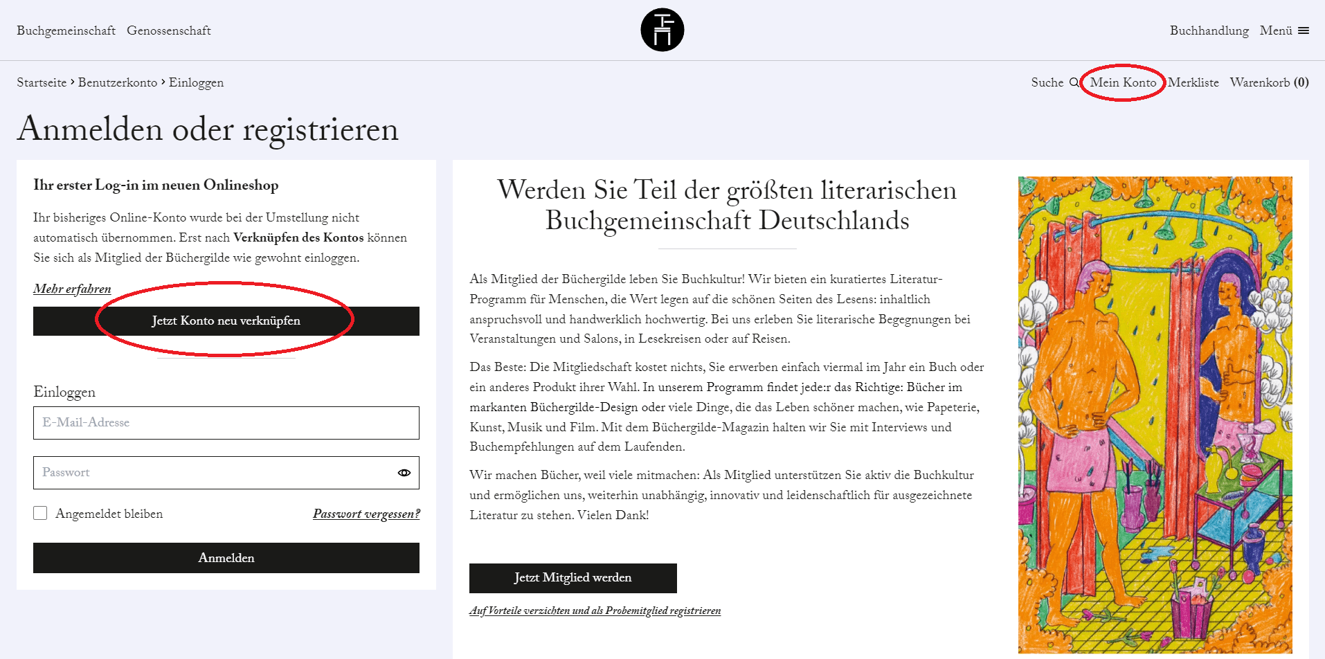 Unsere neue Webseite kurz erklärt - Büchergilde
